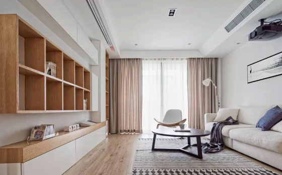 客厅不装电视，那原来的电视背景墙怎样设计？把设计师给问懵了！