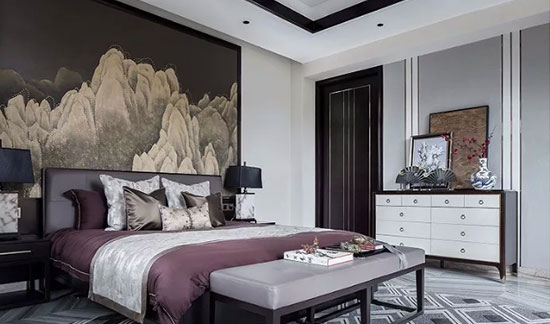 新中式风格卧室装修案例,中式风格也能很温馨!后悔没有早知道?