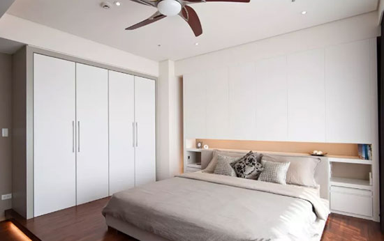 小户型空间装修,定制入墙式衣柜是首选!收纳空间更充足!