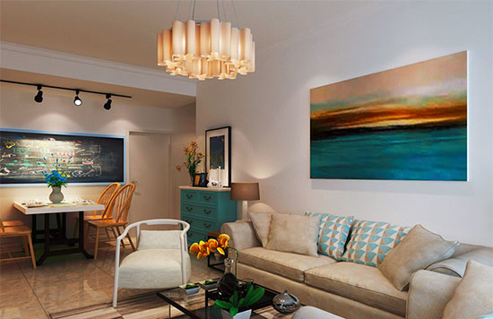 新家装修忙活了半年,进门酒柜隔断实用又温馨,朋友们都说好!