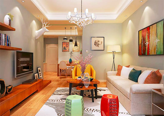 朋友家小两房装修个性时尚,餐厅这样装真的很省地方,太走心了!