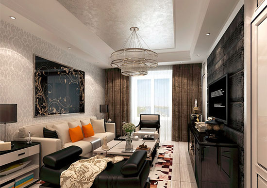 美女设计师做的两房装修设计效果图，期待完工的实际效果！