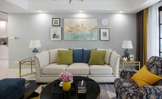 现代简约美式风格三房装修，娱乐间飘窗设计最满意，忍不住要晒晒！