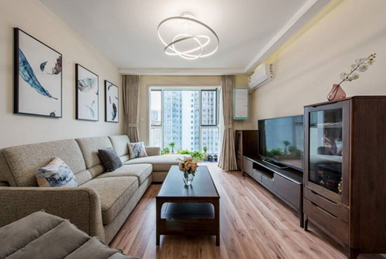 简约风格两房装修很温馨,鞋柜这样装太聪明,预算不多照样装!