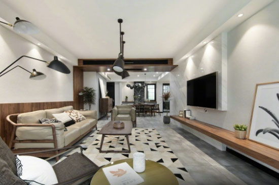 大户型装修采用简约风格适合吗?简洁且格调高雅的家居空间!