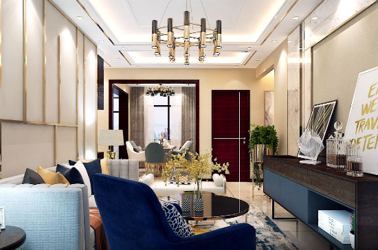 120平现代风格三房装修，入户鞋柜造型你一定会喜欢，堪称完美！