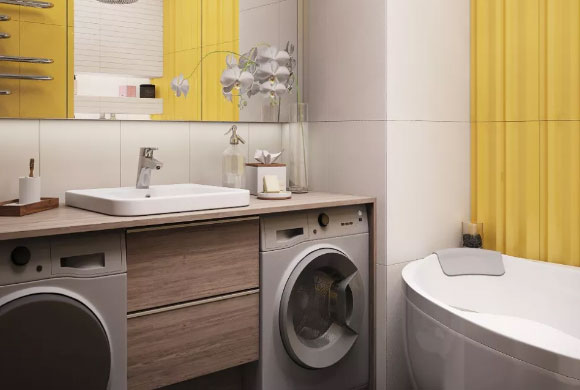 洗衣机放卫生间还是阳台?洗衣机放这里多出5㎡,太聪明了!