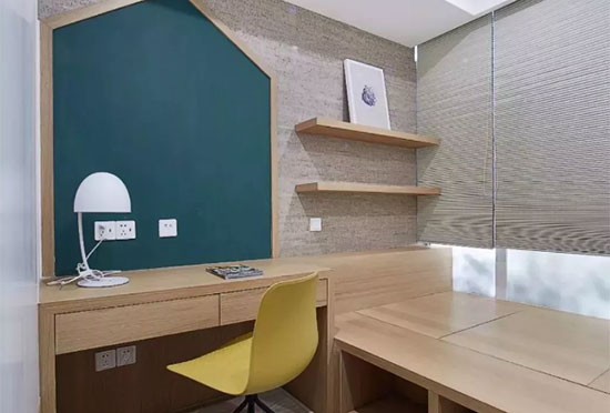 书房装榻榻米?实用的榻榻米书桌装修案例不要错过!真心漂亮!