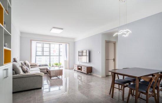 120㎡简约风格三房装修,鞋柜造型你肯定没见过,真心太实用了!