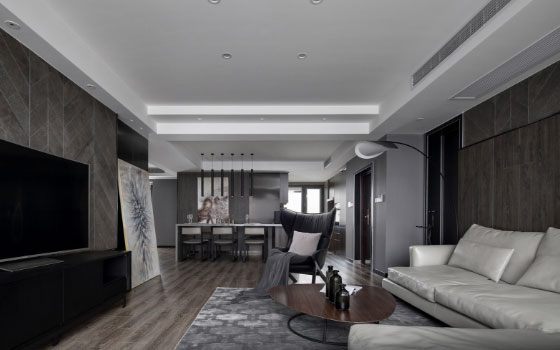 高级灰轻奢质感两房装修有点潮,有个性有品位,喜欢吗?