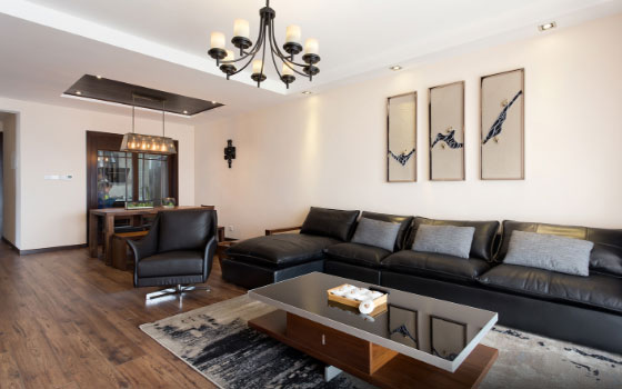 160平豪宅全屋铺木地板,装修简洁实用,有钱人真会过日子!