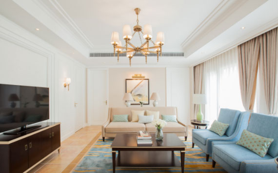 180㎡现代美式简约风格三房装修，简洁的大气美感令人窒息！