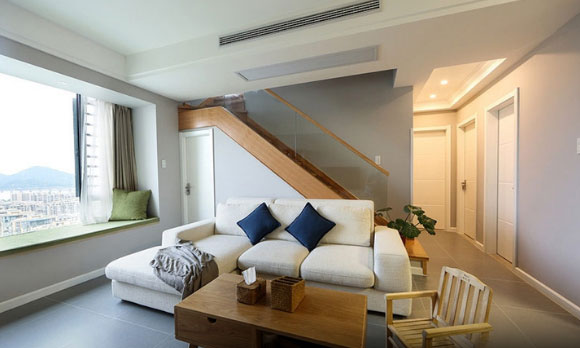 美女海归把租来的毛坯复式公寓装修成豪宅,网友:能不能合租?