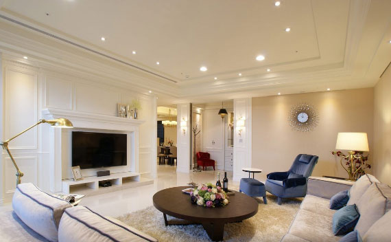 欧式太过奢华?试试简欧风格装修吧!卧室床头装衣柜太美了!