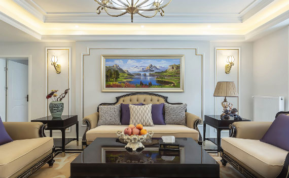 美式风格装修真是大气,天天有业主上门参观,还要拍照借鉴!