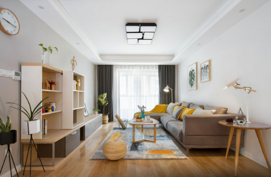 简约风格两房装修格外清新，极简的设计倍感舒适！喜欢吗？