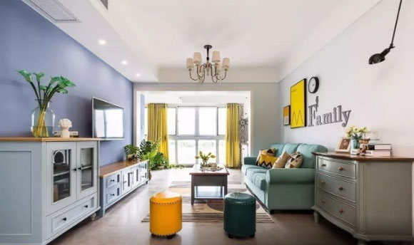 浪漫温馨简美风格两房装修,卡座式餐厅真心漂亮!谁见过?