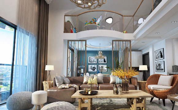 难得一见的港式风格别墅装修设计图，简约的奢华感令人着迷！