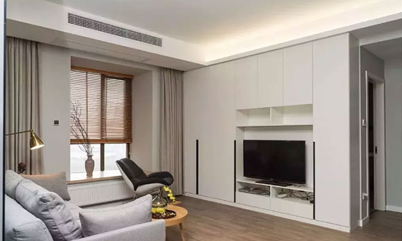 带储物柜的电视背景墙装修!漂亮又实用!聪明人都知道!