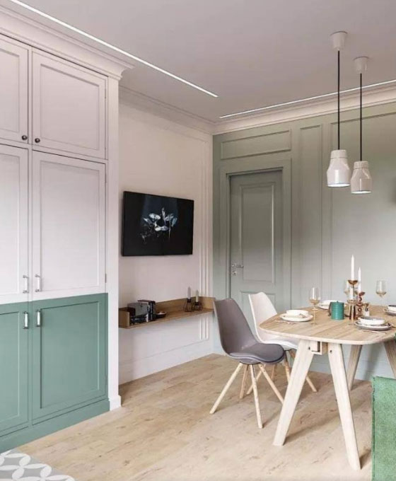 美式与北欧风混搭的小户型装修,气质独特格调高雅!喜欢吗?