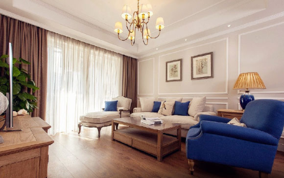 温馨的118㎡简约美式风格装修，餐厅飘窗设计真实用！晒晒！