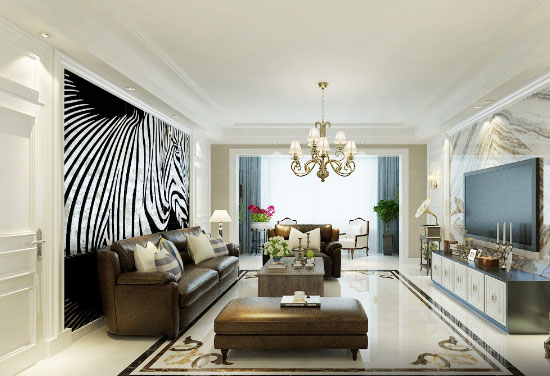 大气时尚现代风格装修效果图，打通阳台厨房餐厅一体，真漂亮！