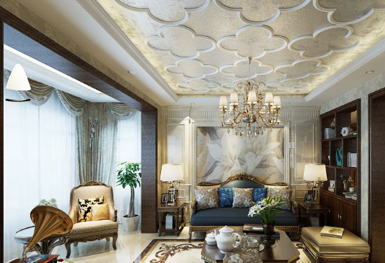 很少见的欧式风格装修效果图,大气而优雅的奢华家居空间!