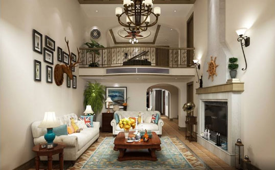 现代美式风格别墅装修设计优雅大气，这是你要的美式空间吗？