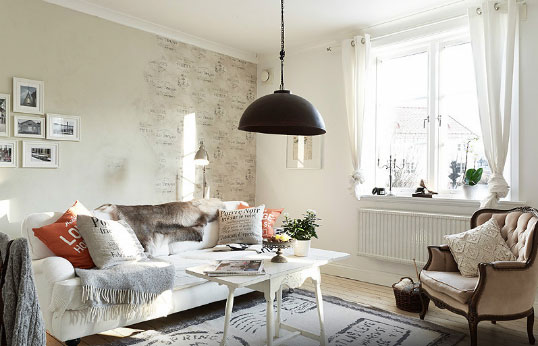 慵懒北欧风公寓装修真好看,充满少女情怀的舒适家居空间!