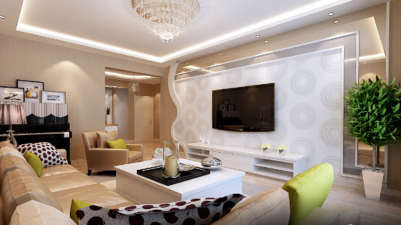 90㎡现代风格两房装修，阳台地面抬高做茶室，儿童房真漂亮！