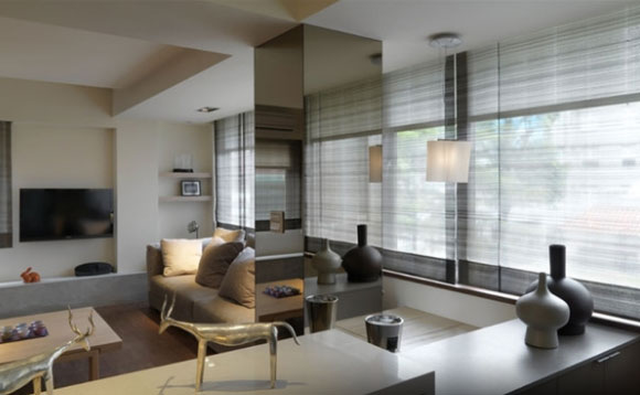 极具文艺气息的简约风格装修,卧室床头正对窗户真少见!