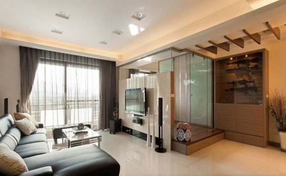 极简现代风格装修，地面抬高当书房被骂脑残，完工都夸我机智！