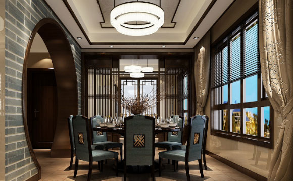 新中式风格别墅装修设计，将传统中国文化融入现代家居空间！