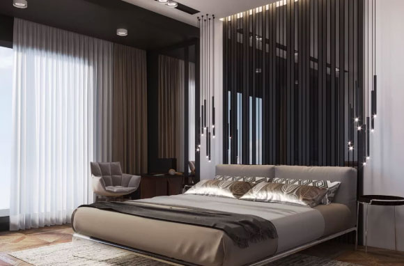 卧室床头背景墙装修太平淡!正在流行的装修方式,真是太美了!