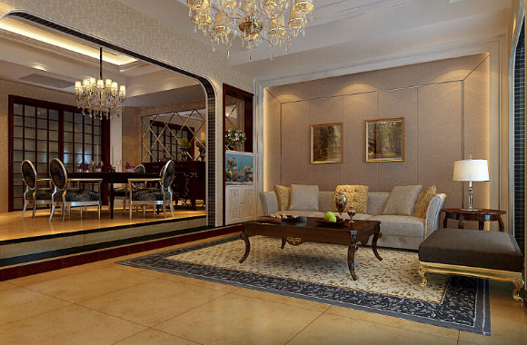 极简欧式风格复式装修设计，不张扬的奢华尽显时尚与大气！