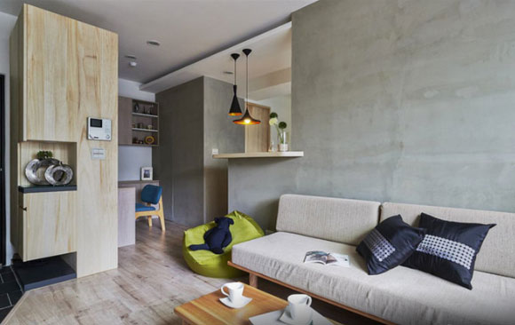 按揭20年的60平米公寓装修时尚又个性,公司同事都说想合租!