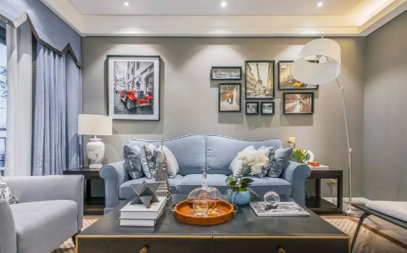 极简现代美式风格装修，主卧室折叠门设计真是让人有些诧异！