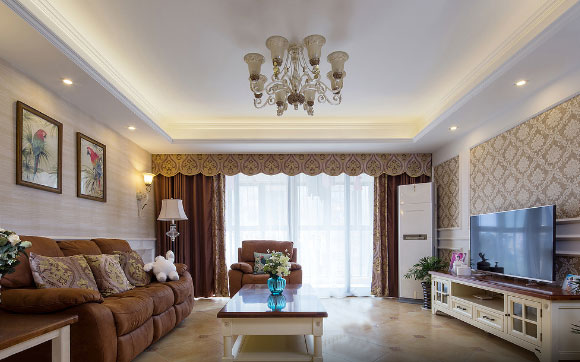 极简欧式风格三房装修更耐看,餐厅定制满墙储物柜真实用!