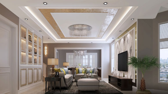 大户型采用现代风格装修设计真漂亮，端庄大气又不乏时尚感！