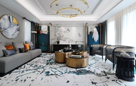 中式也奢华,漂亮大气的轻奢新中式风格装修!有人不喜欢吗?