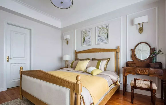 卧室装修设计很简洁却能如此温馨漂亮，你家装修也试试吧！