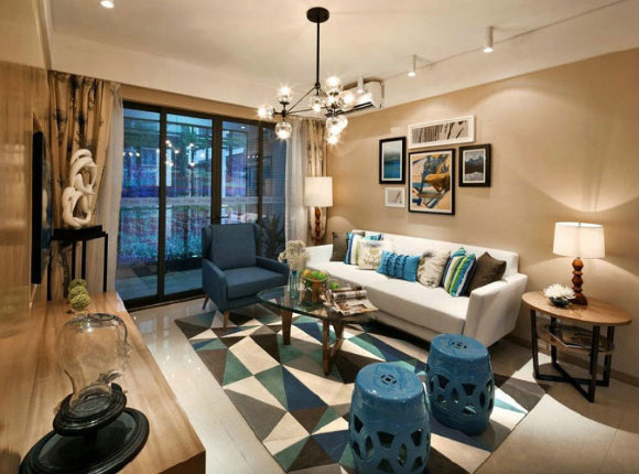 时尚简洁的现代风格装修，卧室装修实用温馨，书房装修有想法！