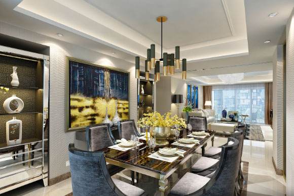 轻奢风格家居配色,如何搭配更加协调有美感?