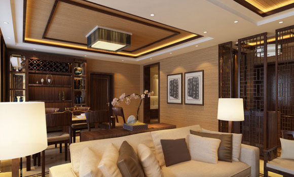 简洁大方的新中式风格装修，传统韵味与现代美感的完美结合！