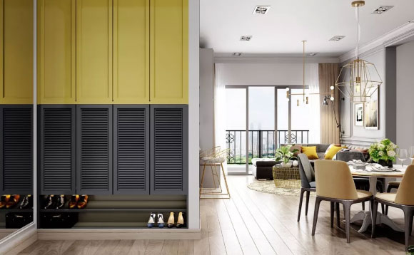 入户鞋柜装修没档次没新意，学学设计师这样装，美到无法形容！