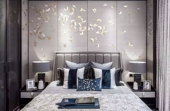 卧室单调乏味没新意,漂亮的床头背景墙装修,个性时尚有品位!