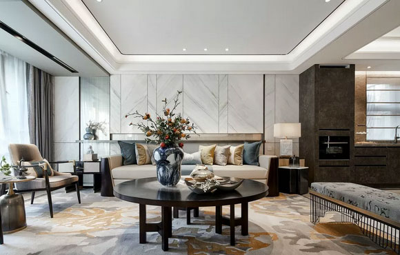 优雅新中式风格别墅装修,彰显传统文化韵味,这样装才够档次!