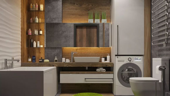 让人叫绝的卫生间收纳技巧，卫生间装修收纳设计这样做真聪明！