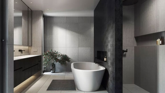 空间不大,也能打造出有高级感的卫生间装修效果!