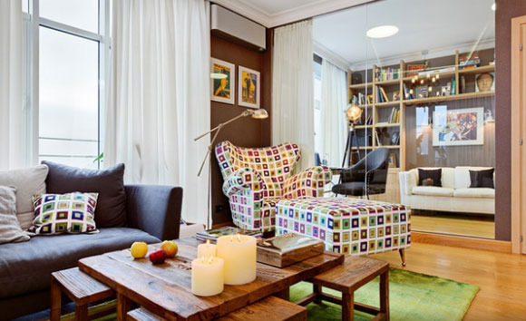 60㎡小宅装修简单却温馨实用,原木地板加灰色墙面,全屋没毛病!